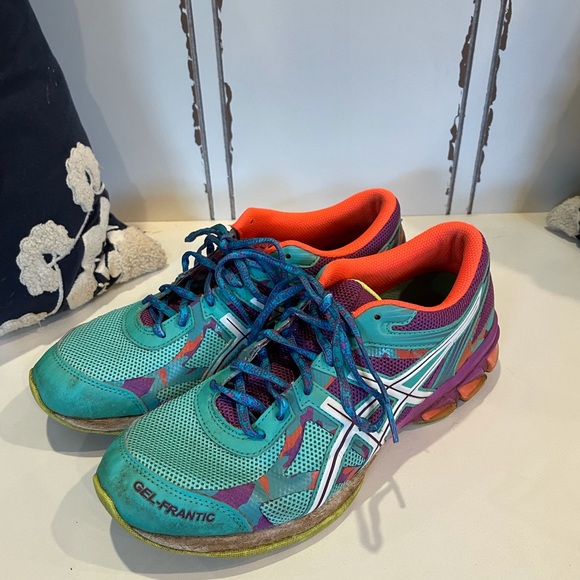 asics shoes colorful